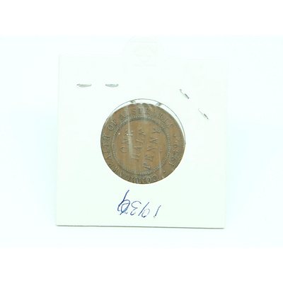 Australian 1939 Half Penny