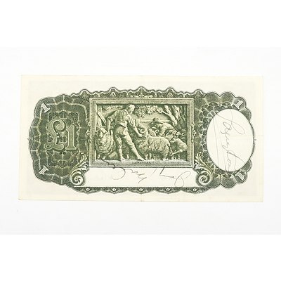  Australian 1942 Armitage/ McFarlane One Pound Banknote, R30a H48692210