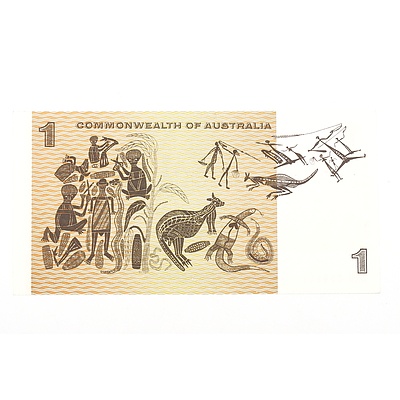 Australian 1969 Phillips/ Randall One Dollar Banknote, R73 ARB008849