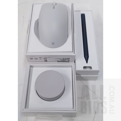 Microsoft Surface Wireless Mouse, Surface Dial and Surface Pen