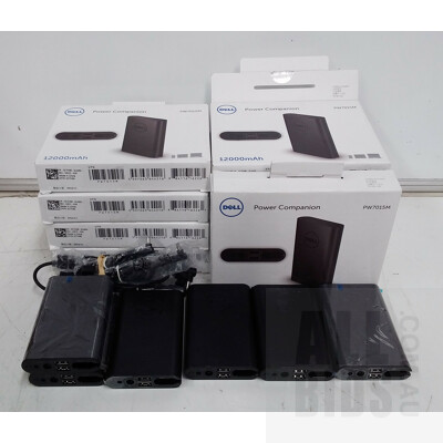Dell (PW7015M) Power Companion Laptop 12000mAH Battery Bank - Lot of 15