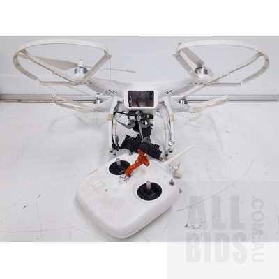 DJI Phantom 2 Drone with Remote Controller and Auto Leveling Camera Mount