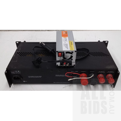 Redback 24 VDC 6A SLA Battery Charger & DickSmith (M5300-A85448) 300W Power Inverter