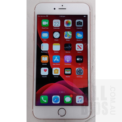 Apple (A1687) iPhone 6s Plus Rose Gold 64GB Storage