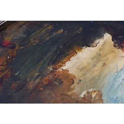 Lou (Gillini) Gill (1873-c1945) Landscape, Oil on Board