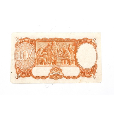 Commonwealth of Australia Sheehan / McFarlane 10 Shilling Note, E97 809309