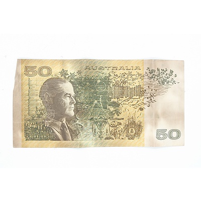 Australian Fraser/ Cole $50 Note, WFH843812