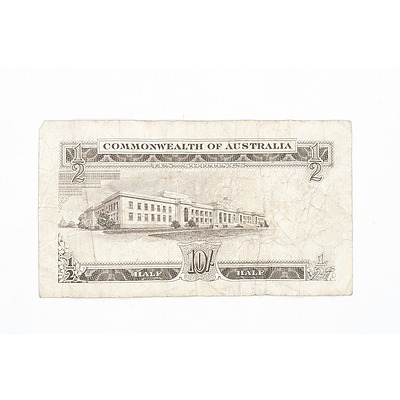 Commonwealth of Australia Coombs/Wilson Ten Shillings Note, AE53789172
