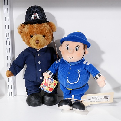 2003 Heritage Edition Constable T Bear and Noddy Mr Plod Plush Toy (2)