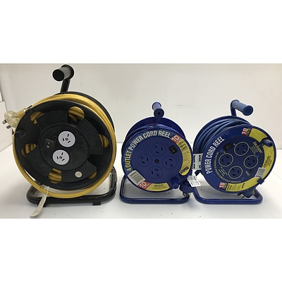 Three Extension Cable reels