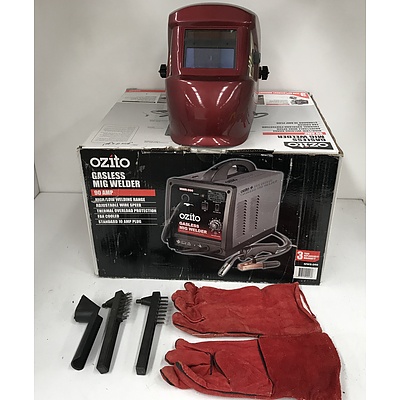 Ozito 90Amp MWR-090 Gasless Mig Welder With Accessories