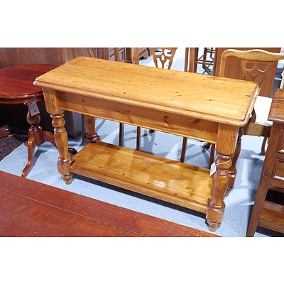 Antique Style Recycled Pine Hall/Console Table