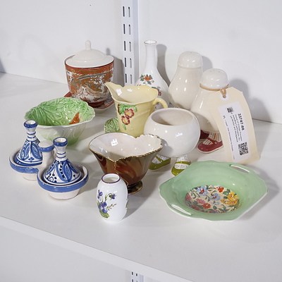 Group of Vintage Porcelain including Carltonware, Royal Winton and Wedgwood