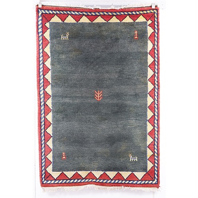 Persian Gabbeh Hand Knotted Wool Pile Rug