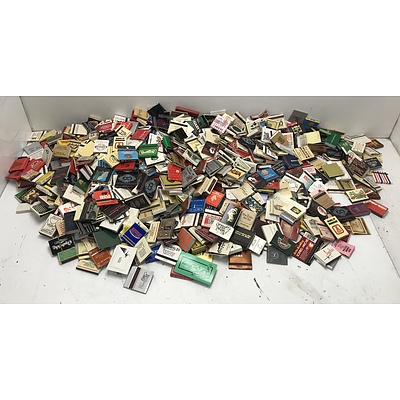 Large Collection Of Matchbooks and Matchboxes