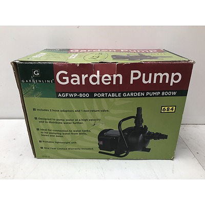 Gardenline 800W Garden Pump