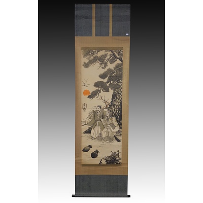 Vintage Chinese and Japanese Scroll Paintings (2)