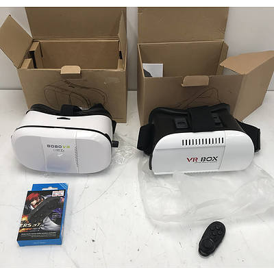 Virtual Reality Headsets -Lot Of Two