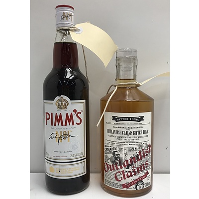 Pimm's No.1 and Outlandish Claims Bitter Tonic