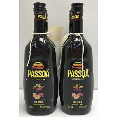 Passoa Passion Fruit Liqueur -Four Bottles