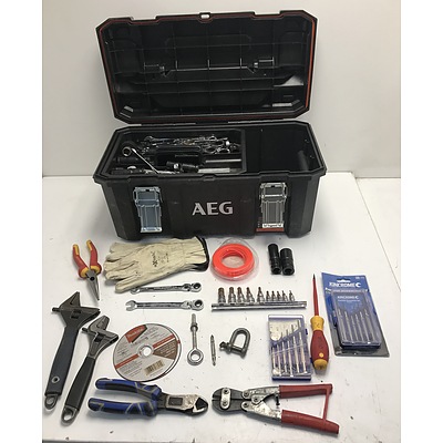 AEG Toolbox With Contents