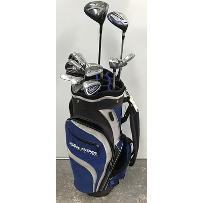 Set Of Golf Clubs In Brosnan Bag