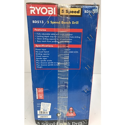 Ryobi 5 Speed Bench Drill