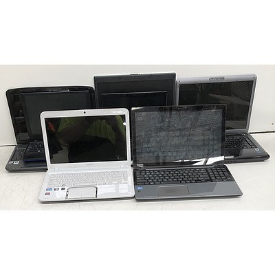 Bulk Lot of Assorted Laptops for Spare Parts