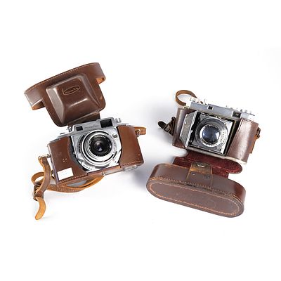 Kodak retina II and Minolta A Cameras