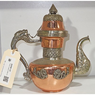 Tibetan Copper Coffee Pot