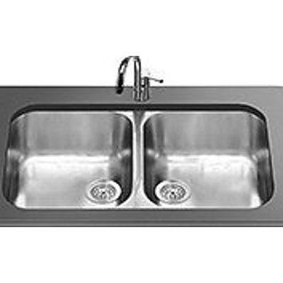 Smeg UM3434A Dual Bowl Stainless Steel Sink - Brand New -RRP $664.00