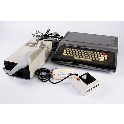 Vintage Radio Shack TRS-80 Colour Computer with Joystick and Tandy Floppy Disk Drive