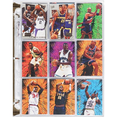 Album Containing Approx. 700 Assorted 1995 NBA Basketball Collector Cards