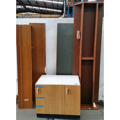 Tables and Storage Units -Lot Of Seven