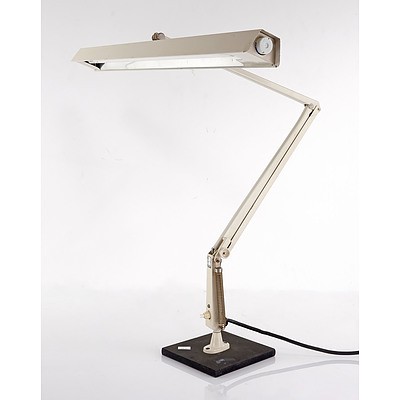 Retro Planet 'Ibis' Adjustable Desk Lamp with Cast Iron Base