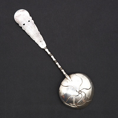 Chinese Export Silver Sugar Spoon, 13g