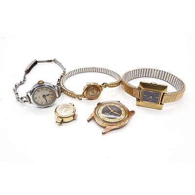 Collection of Vintage Ladies Watches, Seiko, Bulova, Felicia and More 