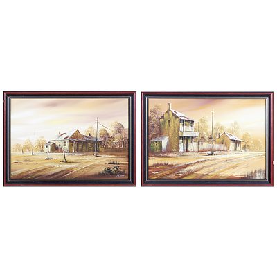 Murray, Two Oil Paintings, each 32 x 47 cm