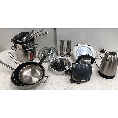 Bulk Lot of Assorted Kitchenwares and Appliances