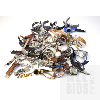 Bulk Lot Ladies and Gents Fashion Watches incl Adidas, Nike Sports and Vintage Pieces (73)