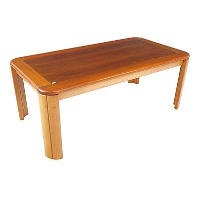 1970s Ash and Pine Coffee Table