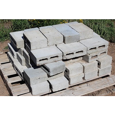 Selection of Concrete Besser Blocks/Bricks