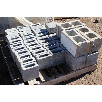 Selection of Concrete Besser Blocks/Bricks