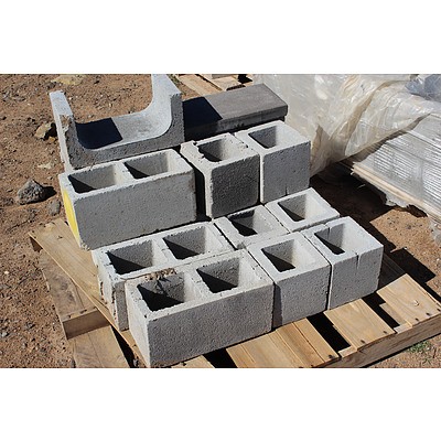 Selection of Concrete Besser Blocks/Bricks