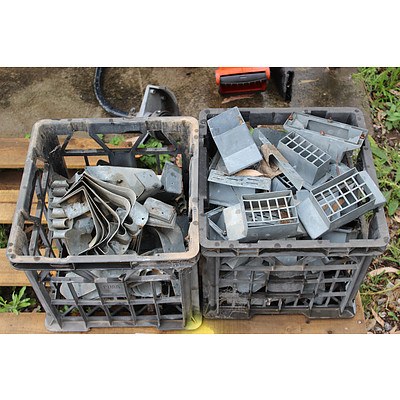 Galvanised Brackets and Wall Vents