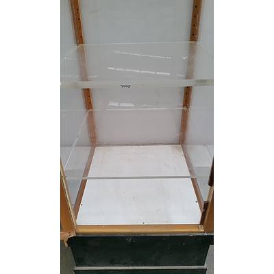 Mobile Retail Display Cabinet