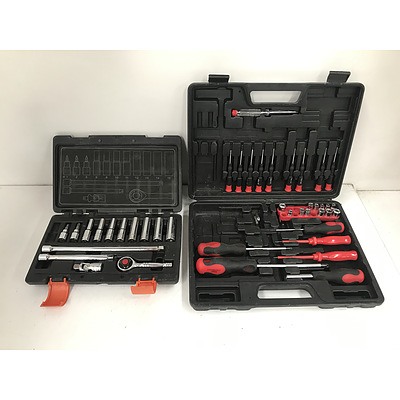Socket and Screw Driver Sets