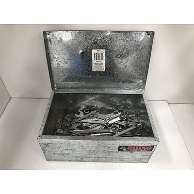 Rhino Tool Box With Contents