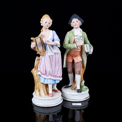 Two Vintage Continental Figurines