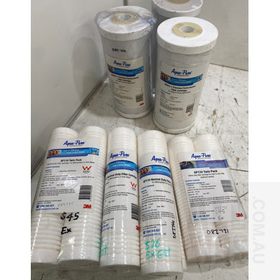 Assorted Water Filter Cartridges and Stainless Steel Tap with Accessorise